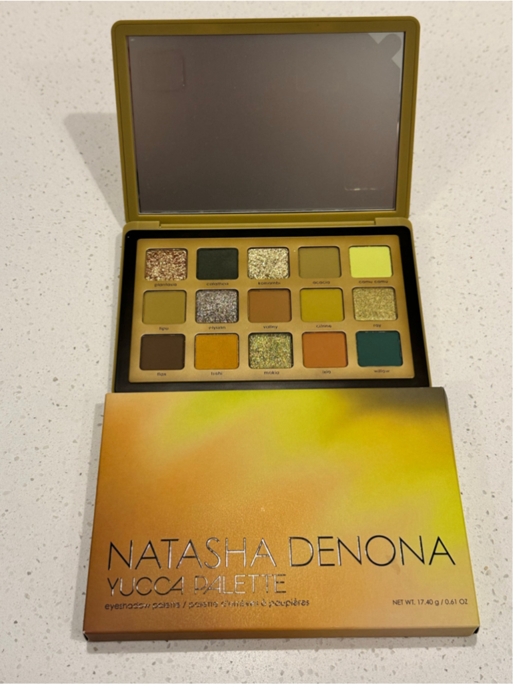 Natasha Denona Yucca Palette Eyeshadow Pressed Powder Matte/Shimmer 0.61oz